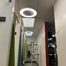 Added a Fan Light in a Retail Dressing Room in New Braunfels, TX 0