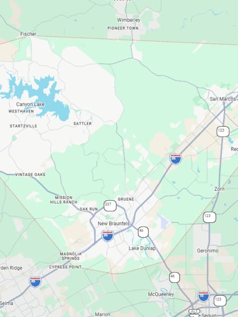 Service Area Map